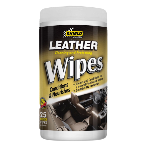 Only 58.00 usd for Shield Leather Care Wipes - SH151 25's Online at the Shop